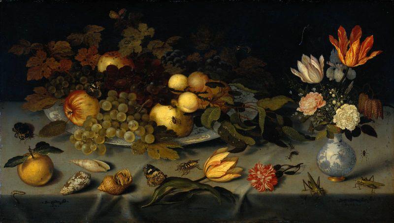 AST, Balthasar van der Still Life with Fruit and Flowers Sweden oil painting art